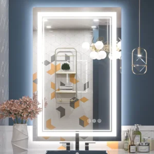Chrisna Front and Backlit LED Bathroom Vanity Mirror